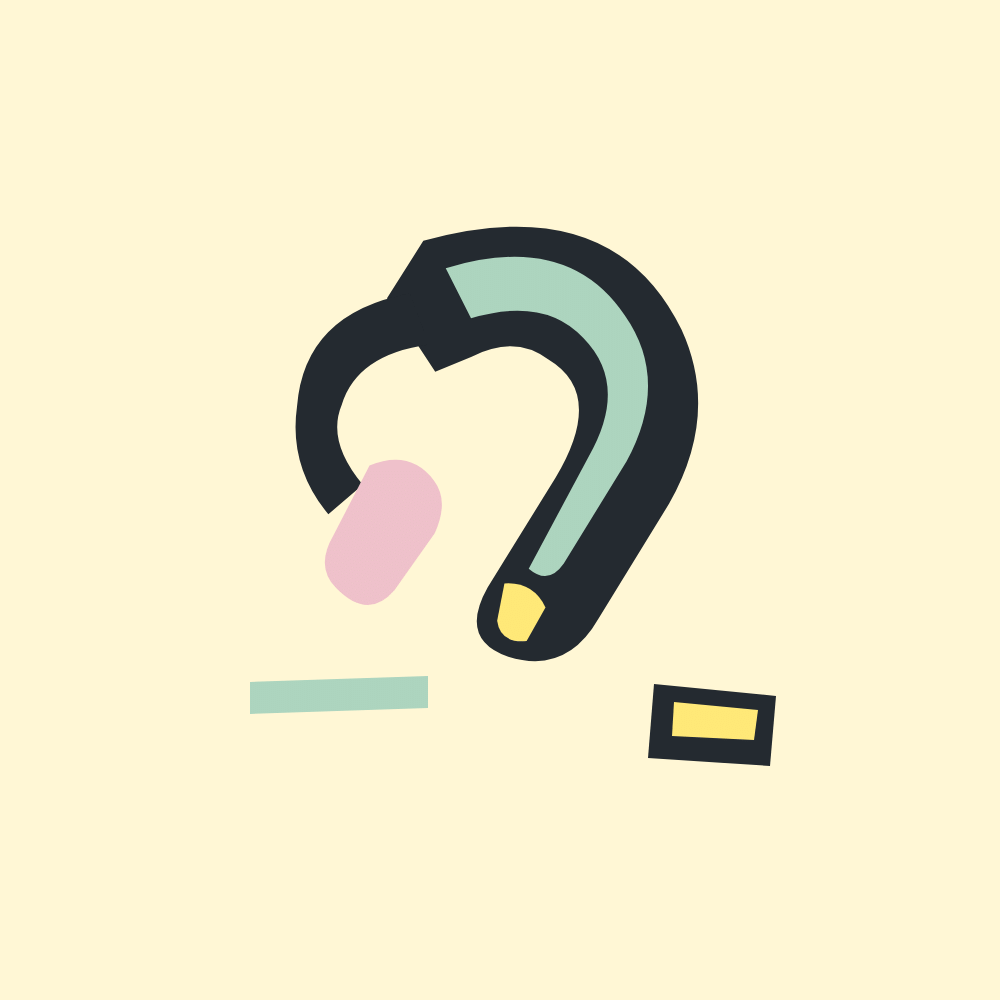 Illustration d’un appareil auditif et du suivi de stock