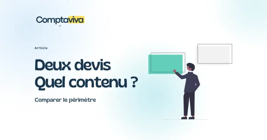 Deux propositions sont placées côte à côte avec une grille de comparaison.