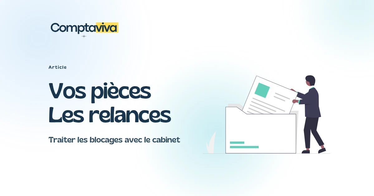 Pièces et relances : organisation et suivi des documents, illustration Comptaviva.